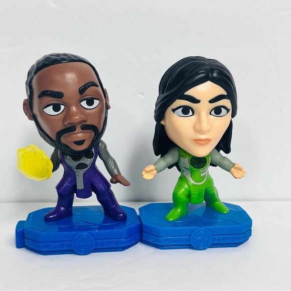 mcdonalds marvel studios eternals 2020 happy meal toys phastos sersi figures - Picture 1 of 3